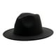 thumbnail image 2 of Sombrero Fedora Colco de fieltro unisex negro, 2 of 8