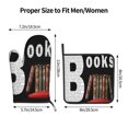 thumbnail image 3 of Bingfone Books1 Print Oven Mitts Pot Holders Set 2 PCS for Kitchen for Cooking Grilling Baking BBQ Pot Holders Cook Essentials, 3 of 7