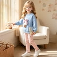 thumbnail image 4 of mgoYE Toddler Girl Clothes Fall/Winter Sweatsuit Cute Sweatshirts Pants Girl Clothing Sets, 4 of 6