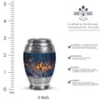 thumbnail image 2 of JAGASY Butterfly Blue Small Urn for Ashes for Women - Yellow Butterfly Urn for Ashes Adult Male & Female - Keepsake Cremation Urns for Mom- Tiny Tulip Urns for Funeral - ( 3 Inch ), 2 of 7