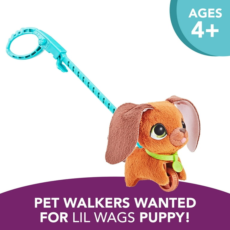 furReal Walkalots Lil' Wags, Dark Brown Puppy - Walmart.com