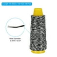 thumbnail image 2 of Uxcell Archery Bow String Serving Thread 120 Yard/110M, Bowstring Thread, Black White, 2 of 5
