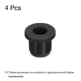 thumbnail image 3 of Unique Bargains Support à Oeillets en Caoutchouc Dia 7/16 Pieds (11 mm) Rond Type T pour Protection de Fil, Lot de 4, 3 of 5