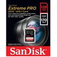 thumbnail image 2 of Tarjeta de Memoria SanDisk Extreme Pro 128GB SDXC hasta 170MB/s UHS-I Clase 10 U3 V30, 2 of 2