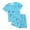 A164-Sky Blue, variant on Caqnni Toddler Baby Boy Girls Summer Outfit Short Sleeve T Shirt Elastic Shorts Outfits Beach Casual 2Pcs Pajamas & Dailywear Set 6-7 Years,Sky Blue