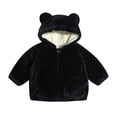thumbnail image 2 of LYHao Girls Winter Coat Soft Fleece Hooded Jacket With Ears Zip Up Outerwear For Toddlers And Kids Warm Cozy Fall Outerwear Girls Jacket Coat,Sizes 18-24 Months, 2 of 7
