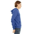 thumbnail image 3 of Bella 3739 Unisex Poly-Cotton Fleece Full-Zip Hoodie, 3 of 3