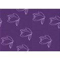 thumbnail image 1 of Ahgly Company Machine Washable Indoor Rectangle Transitional Dark Orchid Purple Area Rugs, 4' x 6', 1 of 7