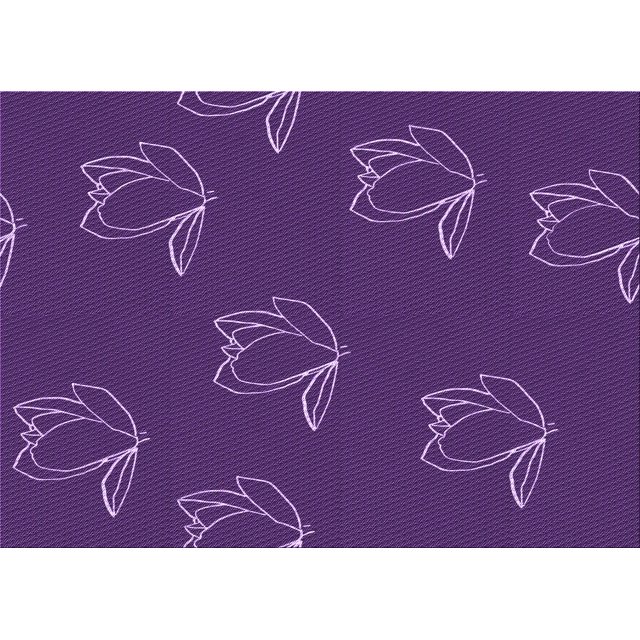Ahgly Company Tapis Rectangulaire Lavable en Machine Intérieur Transitionnel Violet Orchidée Foncé, 2 Pieds x 5 Pieds