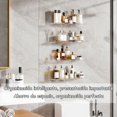 thumbnail image 3 of Repisas Flotantes de Pared de Acrílico, Juego de 4 Piezas, Repisas Transparentes sin Taladro para Dormitorio, Baño, Cocina, Salón, Figuras, Vinilo, 3 of 4