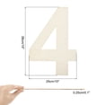 thumbnail image 2 of 15 Inch Wooden Number, Blank Unfinished Wooden Number Sign for Crafts, DIY Projects, Birthday, Party(Number 4), 2 of 7