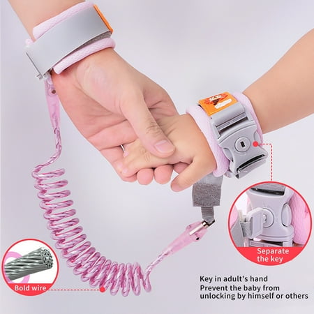 Baby Pink Reins Walking Harness Breathable Child Safety toddler reins