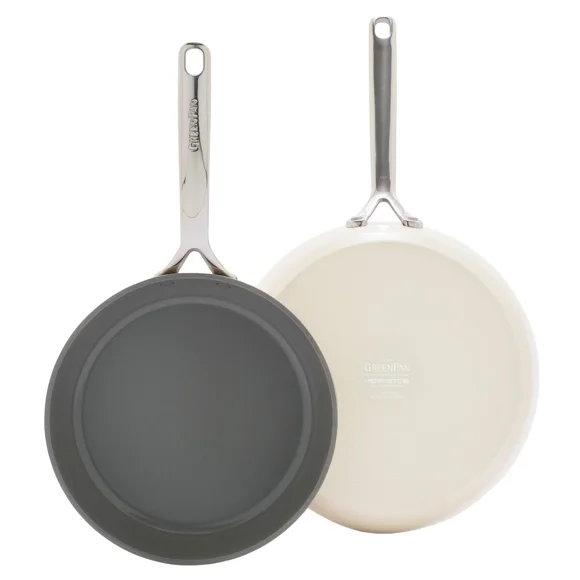 GreenPan GP5 Skillet Set, 2-piece (White)