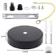 thumbnail image 1 of Techo Rose Colgante Cable Grip Placa de abrazadera flexible para accesorio 100 mm Elija Lámpara colgante Multicolor Conjunto completo Negro- ShuxiuWang 8390614711433, 1 of 1