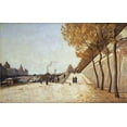 thumbnail image 2 of Linguet, Henri 18x13 Black Ornate Wood Framed with Double Matting Museum Art Print Titled - A View of The Conciergerie, Paris, 2 of 4
