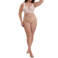 thumbnail image 2 of INSPIRE CHIC Women's Mesh Plunge Wirefree Full Coverage Bras Wide Straps Seamless Lightweight Soft Breathable Bra S Beige, 2 of 4