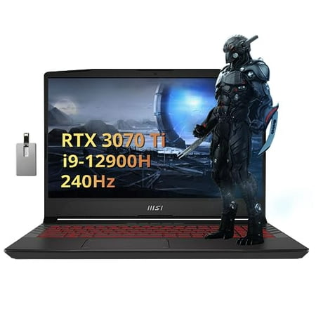 MSI 2022 Pulse GL66 15.6" FHD 144Hz Gaming Laptop, 12th Gen Intel Core i7-12700H, NVIDIA GeForce RTX 3070 8G, 32GB RAM, 1TB PCIe SSD, RGB Backlit Keyboard, Win 11 Pro, Black, 32GB SnowBell USB Card