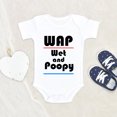 thumbnail image 2 of Wet And Poop Baby Clothes - Funny Baby Clothes - Trendy Baby Clothes - Funny Themed Clothes, 2 of 4