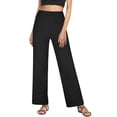 thumbnail image 3 of Yievot Womens Dress Casual Pants Stretchy High Waisted Golf Pant Wide Leg Work Business Trousers with Pockets, 3 of 8