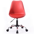 thumbnail image 3 of Pemberly Row Chaise de Bureau en Rouge, 3 of 5