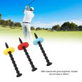 thumbnail image 3 of Tee  Ball Tee Abs  Tee Professional  Tee Plastic  Tee 2 Sets  Tee Holder ABS Long Ball Base Set Kit With Colorful Discs For Outdoor Sports, 3 of 8