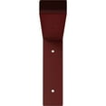 thumbnail image 3 of Ekena Millwork 2"W x 12"D x 7 3/4"H Steel Truss Shelf Bracket, Hammered Bright Red, 3 of 11