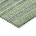thumbnail image 5 of HomeRoots 577787 3 x 5 ft. Striped Washable Indoor & Outdoor Rectangle Area Rug, Artichoke Green & Olive Green, 5 of 5