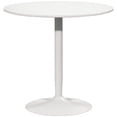 thumbnail image 1 of HOMCOM Round Dining Table with Steel Base, Non-slip Pad for Living Room, 1 of 10
