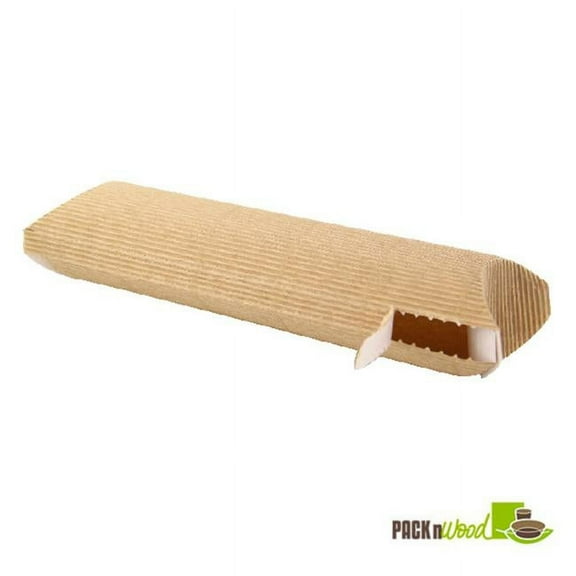 Packnwood 210ETNINI 9.4 x 3.9 x 2.3 in. Corrugated Hot Sandwich Boxes Tear Open