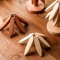 thumbnail image 4 of Wooden Tree Trivet Set, Natural Tree Trivet Set, Wood Trivet Tree with Stand Like a Christmas Tree, Foldable Kitchen Tool, Tree Trivets for Hot Dishes Teapot Hot Pot Holder Wood/5PC, 4 of 9