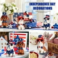 thumbnail image 3 of Ayieyill 3pcs 4th of July Patriotic Dog Figurines, Fourth of July Independence Day Decorations, Memorial Day Decor, Black, 3 of 7