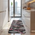 thumbnail image 4 of Pioneer Flower Floral Print Pattern Kitchen Rug Mat,Kitchen Runner Rugs Non Skid Washable,Decorative Kitchen Floor Mats for Kitchen,Sink,Laundry,17"x47.2", 4 of 7