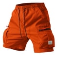 thumbnail image 7 of Hiking Shorts Men Outdoor Knee Length Big and Tall Cargo Shorts Relaxed Fit Wide Leg Carpenter Short with Pockets, L, 7 of 7