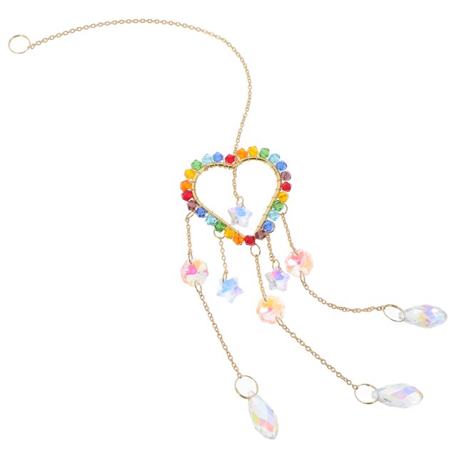 NUOLUX Colgante Prismático De Dorado Para Con Efectos De Coloridos