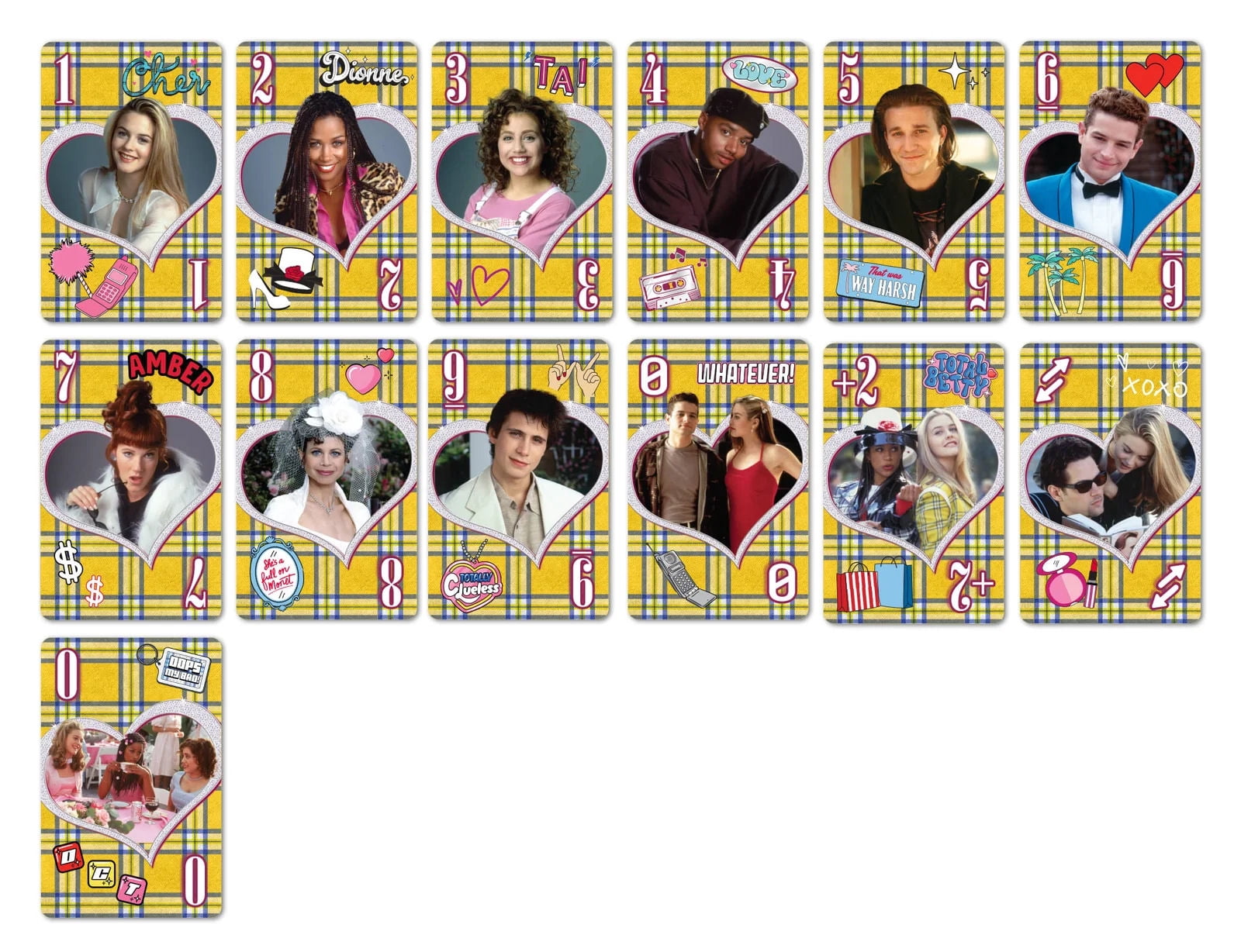 Mattel - UNO - Clueless Fandom 30th Anniversary Card Game Deck
