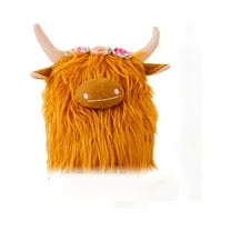 MeetYTOYS Stuffed Animal 3D Yak Cute Shape Doll Birthday Christmas Clearance Valentine’s Day Gift for Kids Adults Boys Girls