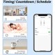 thumbnail image 3 of Enchufe Inteligente WiFi, Enchufe Inteligente 16A Compatible con Alexa echo, Google Home, Control Remoto, Medición de Consumo de Energía, Control por Voz, Función de Tiempo-, 3 of 5