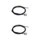 thumbnail image 3 of Naiovety Cuerda de polea, Cable de gimnasio, Cable de Fitness, alambre de acero, solidez de larga duración, multiusos, firmeza, ajustable, a Negro 3 metros 2piezas, 3 of 6