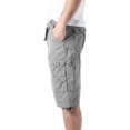 thumbnail image 3 of Ma Croix Men's Premium Cargo Shorts with Belt, 3 of 7