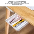 thumbnail image 4 of Self Adhesive Under Desk Drawer Table Hidden Storage Organizer Box Pencil Tray, 4 of 17