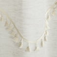 thumbnail image 3 of Dainty Home Natural Tassels 3D Tassels Design Linen Look 70" x 72" Shower Curtain in Linen, 3 of 6