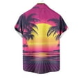 thumbnail image 6 of ZCFZJW 3D Novelty Print Hawaiian Shirts for Men Trendy Summer Tropical Palm Tree Beach Vacation Collared Tees Shirt Lightweight Regular Fit Cotton T-Shirts Tops Multicolor#28 M, 6 of 6