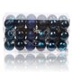 thumbnail image 4 of Bearachild 30 piezas de bolas de Navidad adornos inastillables decoraciones para árboles de Navidad juego de bolas colgantes para decoración de fiesta de Kits de decoración para fiestas azul oscuro Bearachild HA007626-04B, 4 of 6
