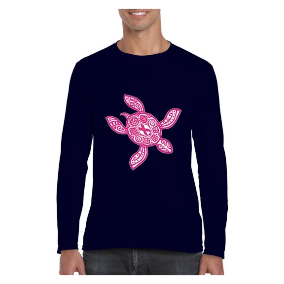 Mens Long Sleeve T-Shirts - Sea Turtle Hawaii