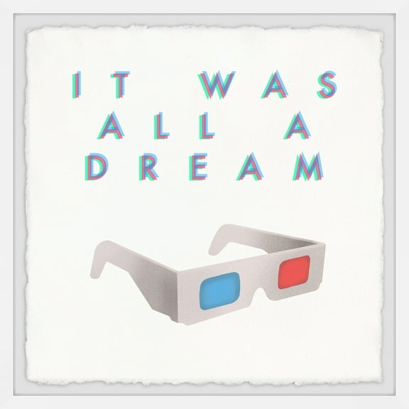 Marmont Hill It Was All a Dream II Framed Wall Art