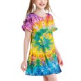thumbnail image 2 of LOVZFMLL Robe Princesse d'Été pour Filles Tout-Petits Col Poupée, 2 of 5