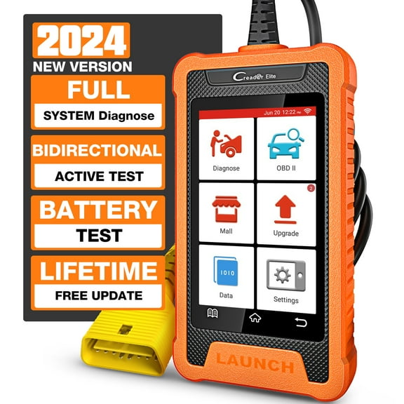 LAUNCH Car Diagnostic Scan Tool for BMW, Bidirectional All Systems OBD2 Scanner with All Services, Lifetime Free Upgrade