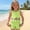 Green, variant on Girls 2 Piece Outfits Summer Clothes Tank Top Sleeveless Solid Color Cute T-Shirt and Casual Shorts Kids Clothing Sets Hot Pink Size 2T