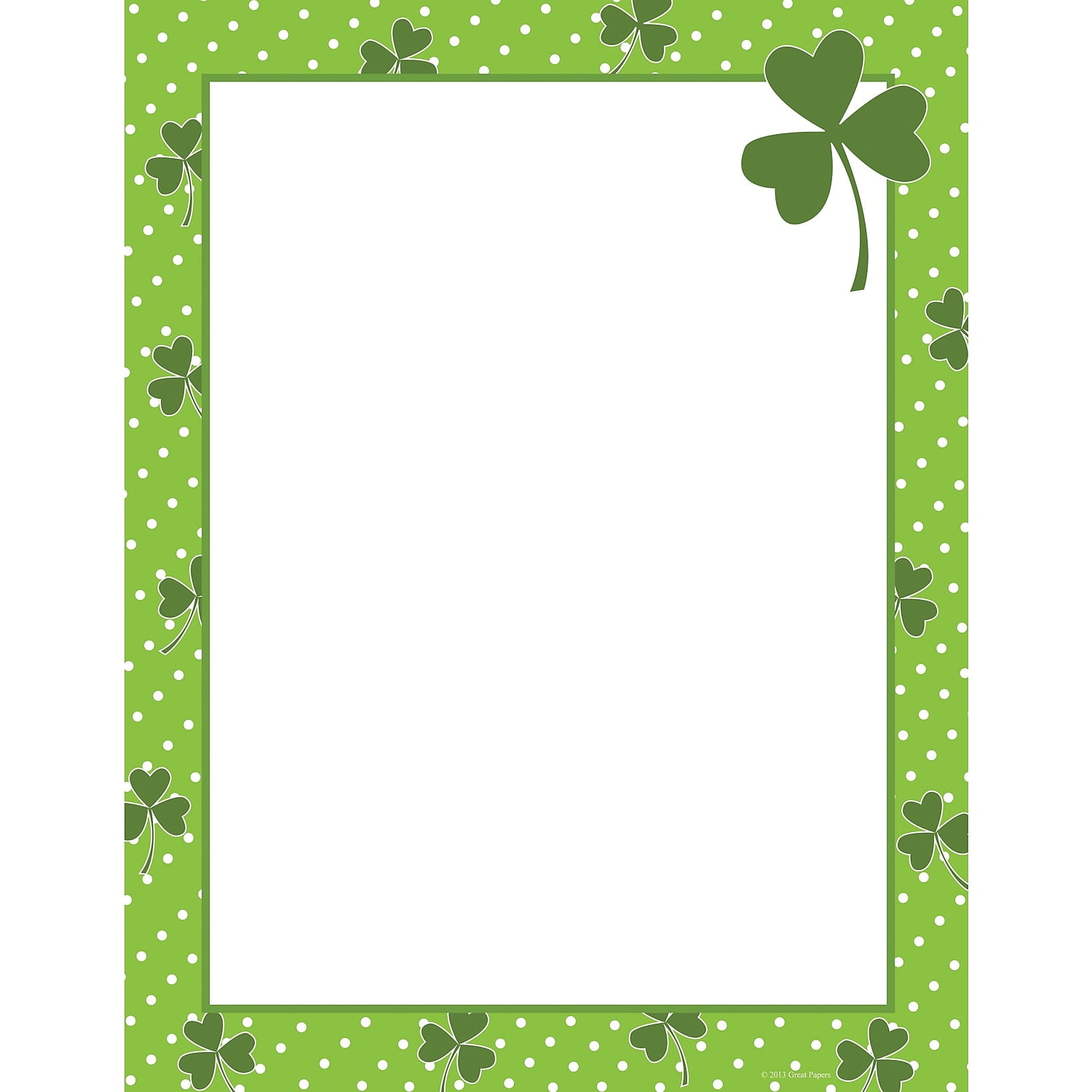 Great Papers Clover Dots Letterhead 80/Pack 2013226