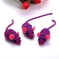thumbnail image 4 of 6pcs juguete de ratón de cuerda elástica ratón divertido gato jugando accesorios gato juguete interactivo juguete (color aleatorio), 4 of 4